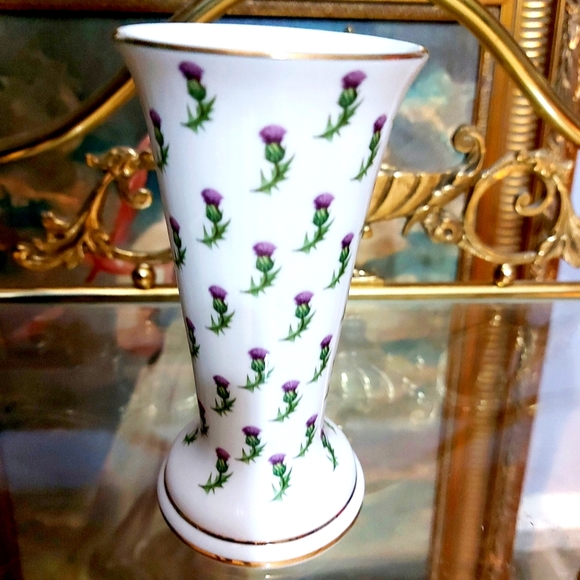 Harrods Other Glamis Thistle Bone China Vase Exclusively For Harrods London Poshmark